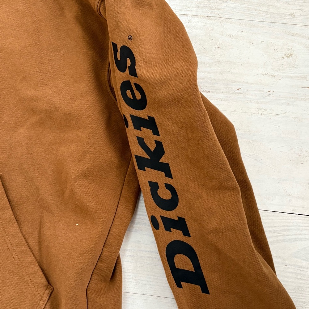 Dickies Men’s Size 2XL Pullover Drawstring Hoodie In Brown Duck Midweight